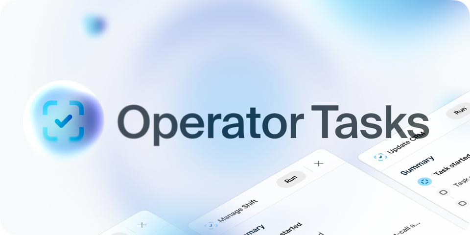 Operator Tasks